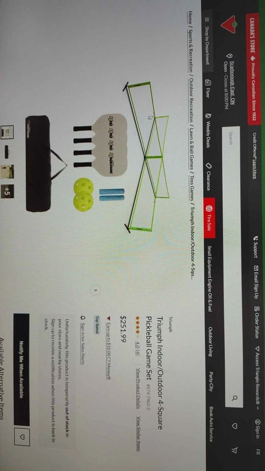 Triumph 4-Square Pickleball Combo - Game Set (Brand New) - photo 5