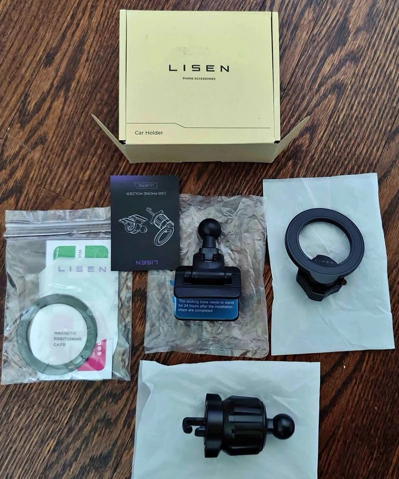 LISEN Magnetic Phone Holder for Cars (Brand New)