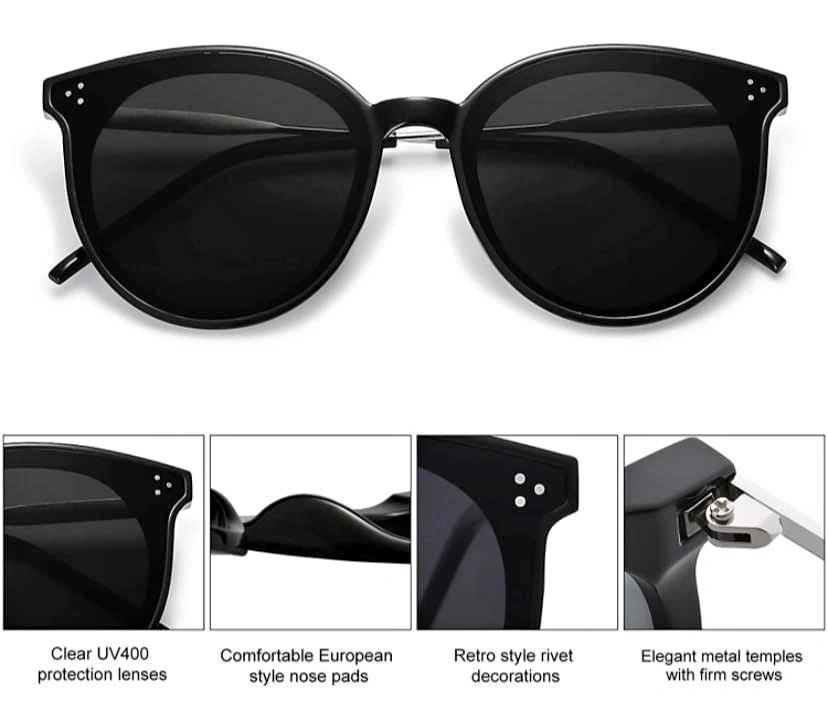 Retro Round Sunglasses for Women