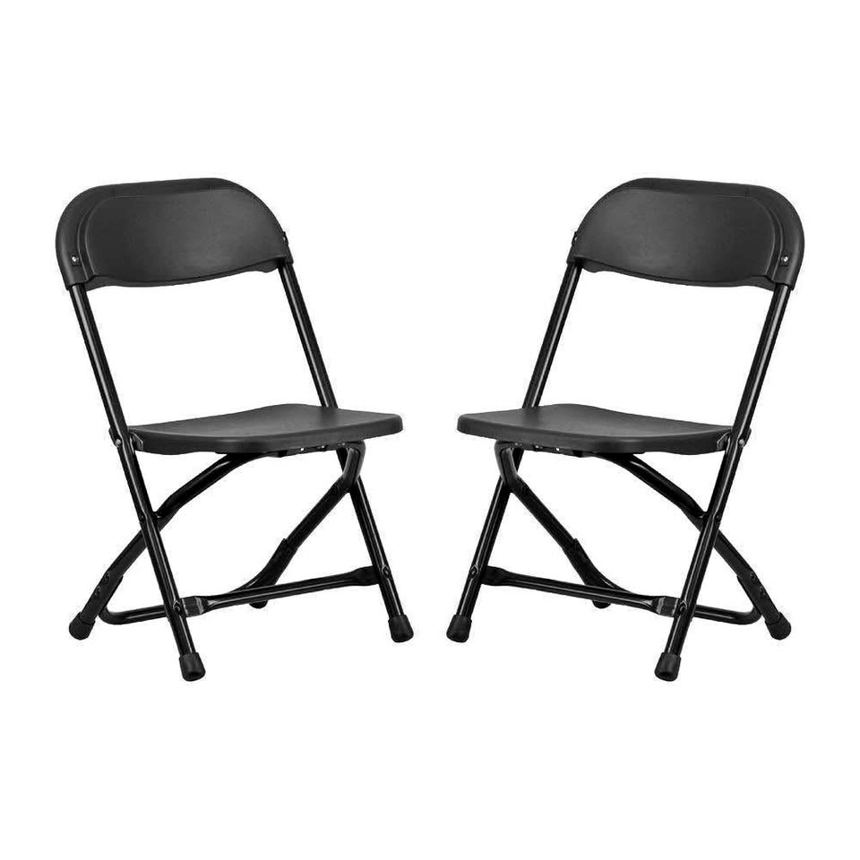 Kids Plastic Folding Chairs (Set of 2)