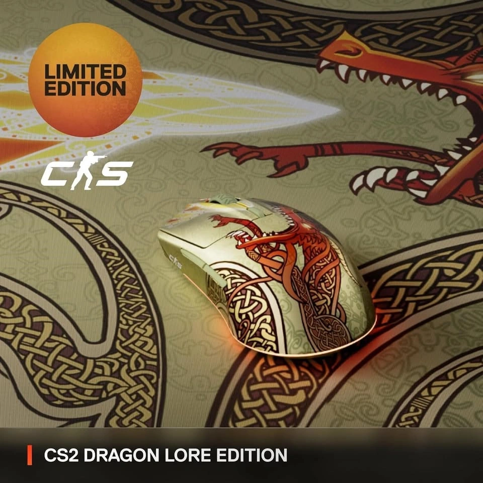 SteelSeries Wireless Gaming Mouse CS2 Dragon Lore Edition - photo 2