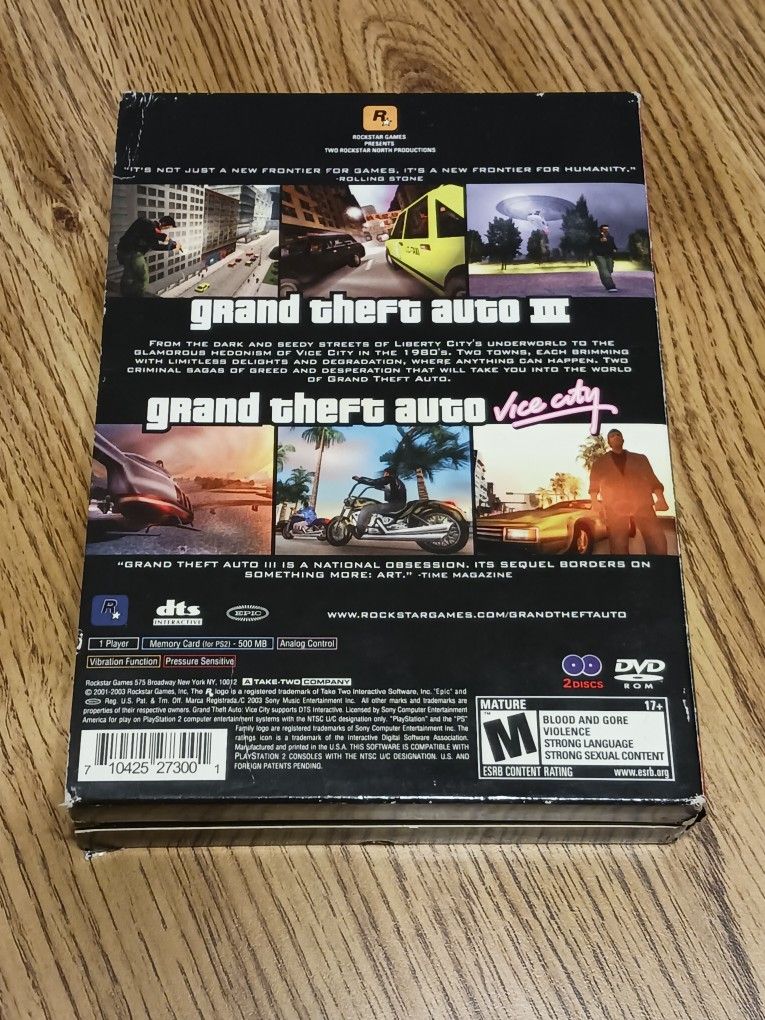 Grand Theft Auto Double Pack (Sealed Games) - photo 2