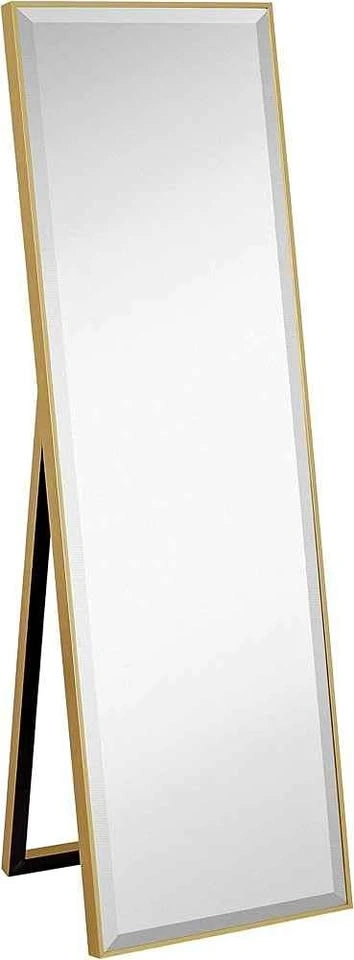 Full Length Gold Leaning Mirror