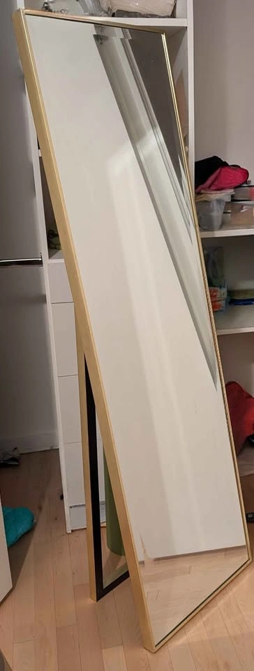 Full Length Gold Leaning Mirror - photo 3