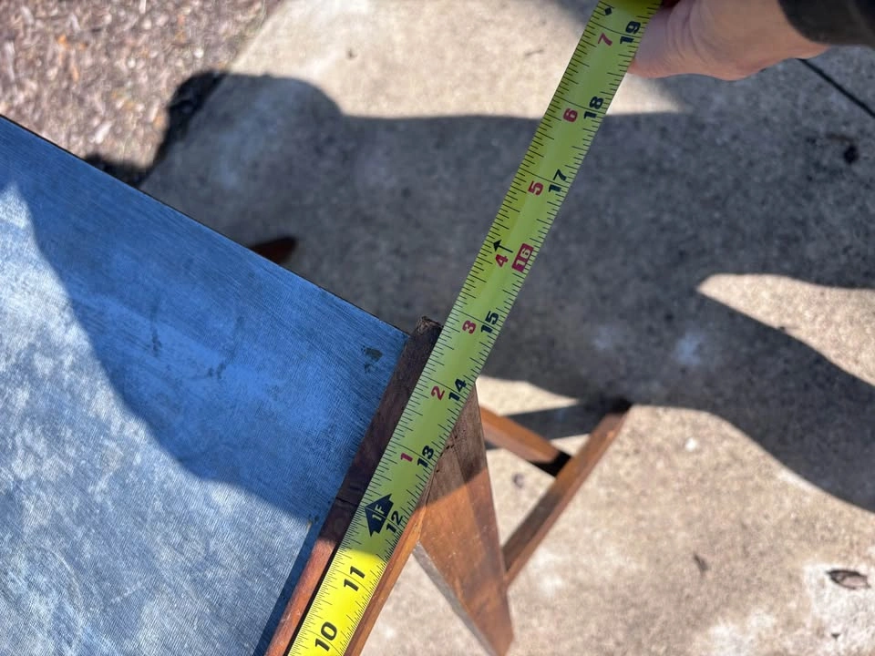 Industrial Rustic Side Table - photo 2