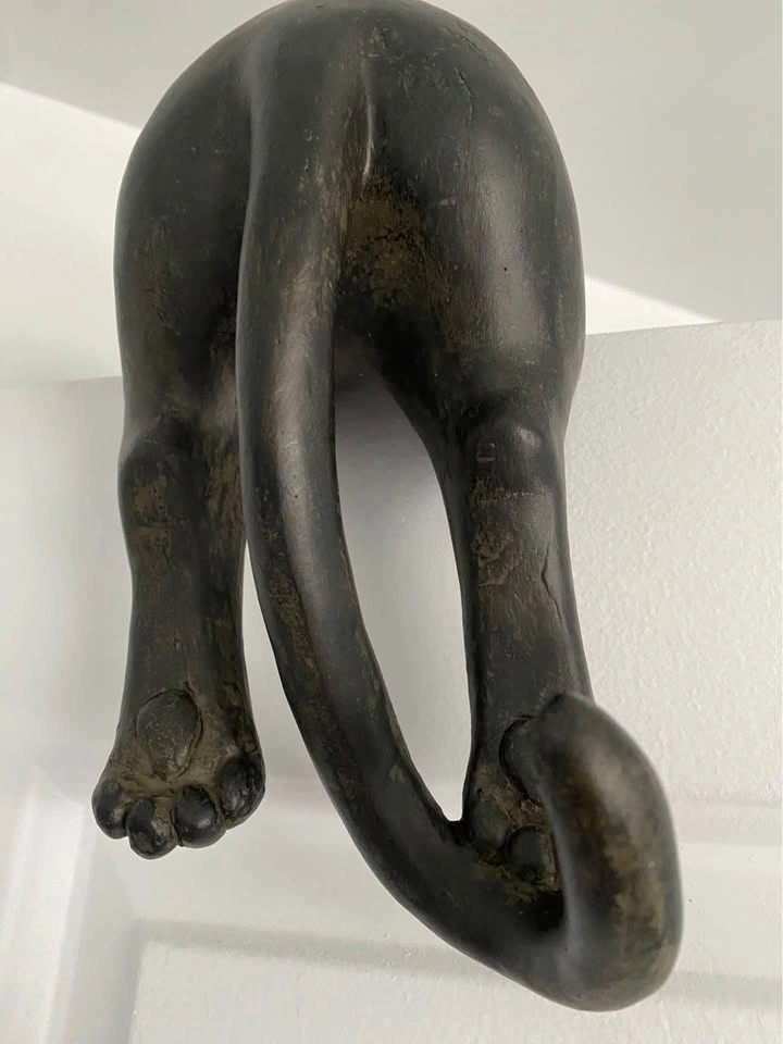 Black Cat Statue for Door or Chair - photo 4