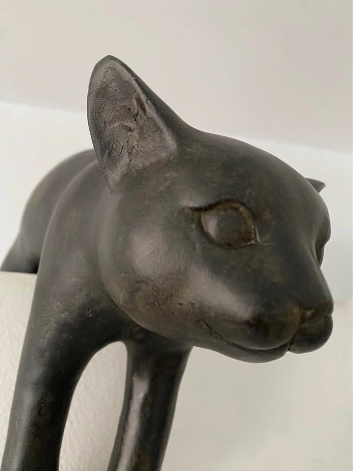 Black Cat Statue for Door or Chair - photo 5