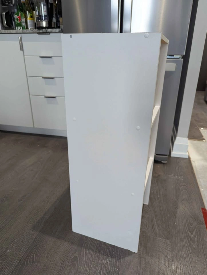 White 2 Tier Shelf - photo 2