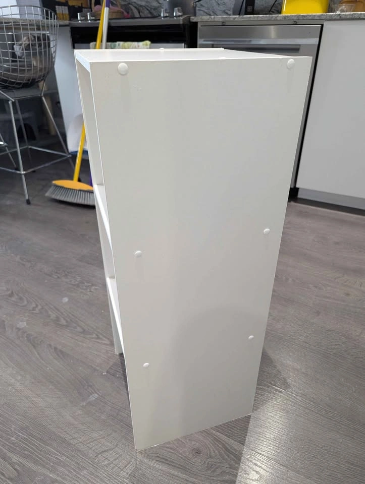 White 2 Tier Shelf - photo 3