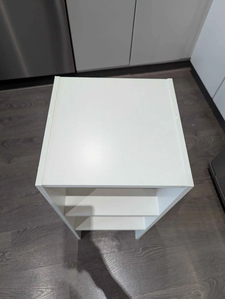 White 2 Tier Shelf - photo 4