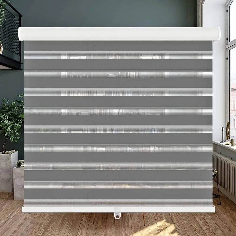 LUCKUP Cordless Zebra Blinds Roller Shades for Window thumbnail