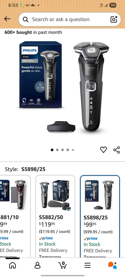 Philips Electric Shaver – NEW (Open Box) – Never Used - photo 5