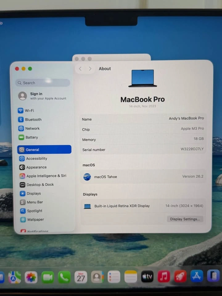 Apple Macbook Pro 14" | M3 Pro (Nov 2023) | 18GB RAM | 1TB SSD - photo 3