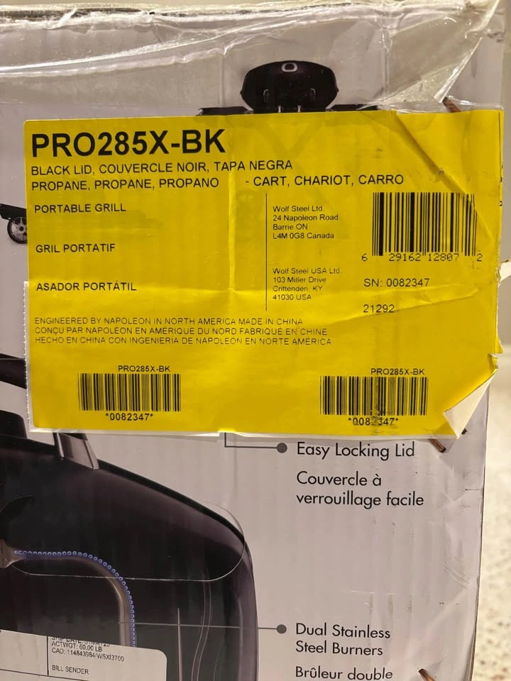 Napoleon TravelQ PRO285X-BK Portable Propane BBQ w/ Scissor Cart - photo 4