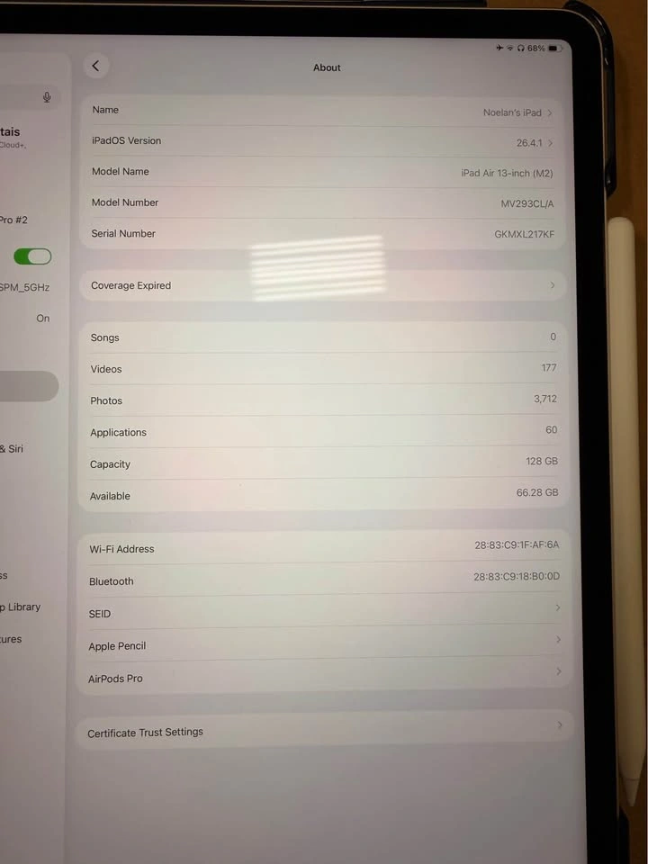 iPad Air M2 13” (2024) – Like New, 12 Cycles, With Extras - photo 4