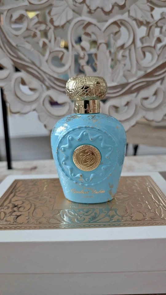 Opulen Dubai Blue Gold Perfume Bottle