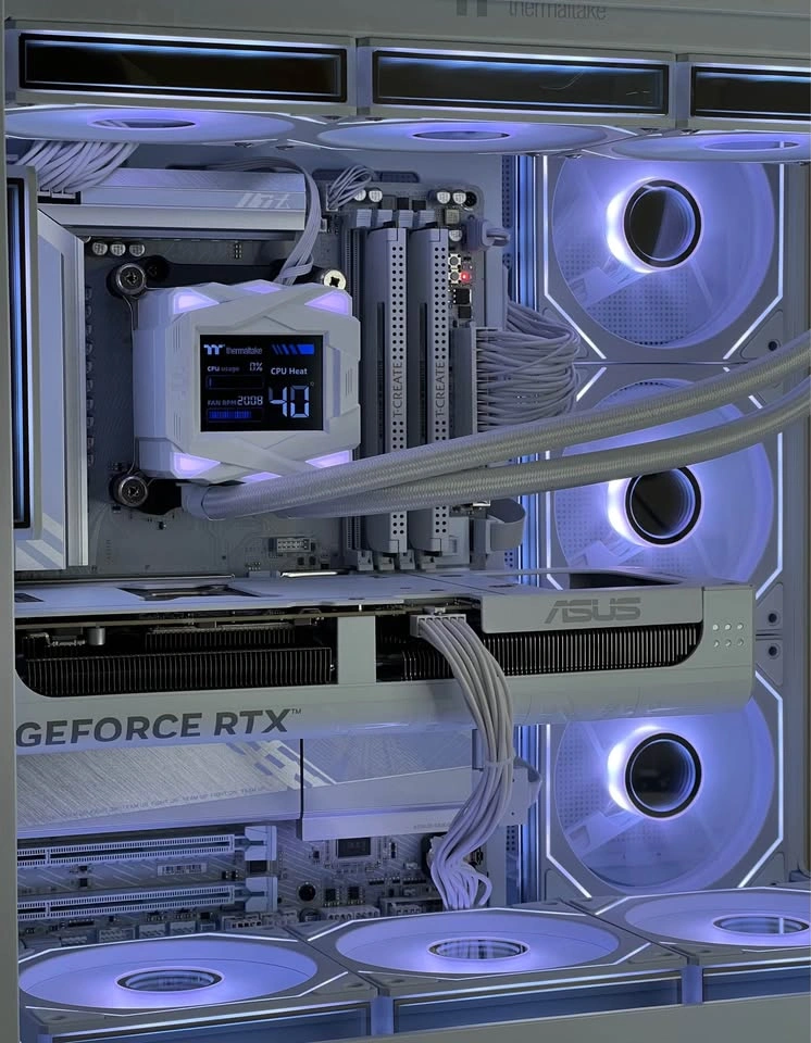 ALL WHITE RTX 5070 Gaming PC - Ryzen 7 7800X3D - 32GB DDR5 RAM - - photo 5
