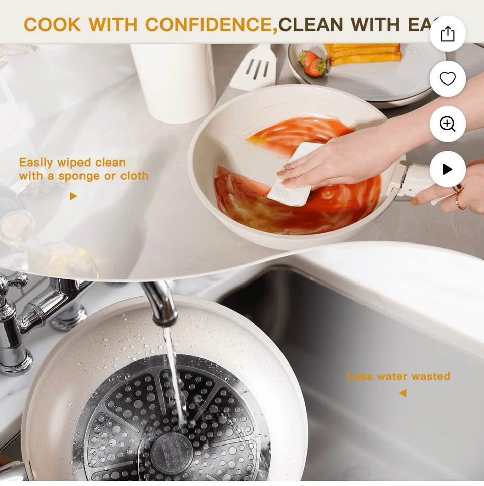 Astercook 20 Piece Pots and Pans Set Non Stick - photo 5