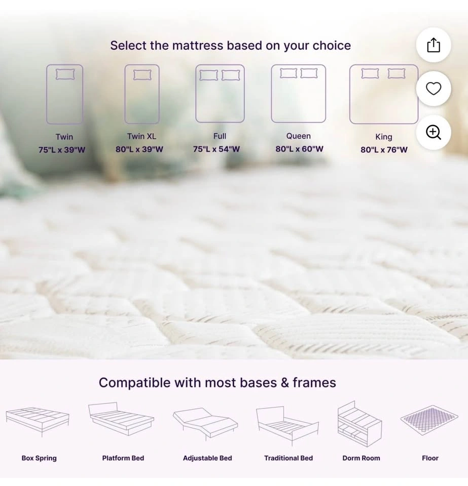 Nap Queen Victoria 10" Full Gel-Infused Hybrid Mattress - photo 4