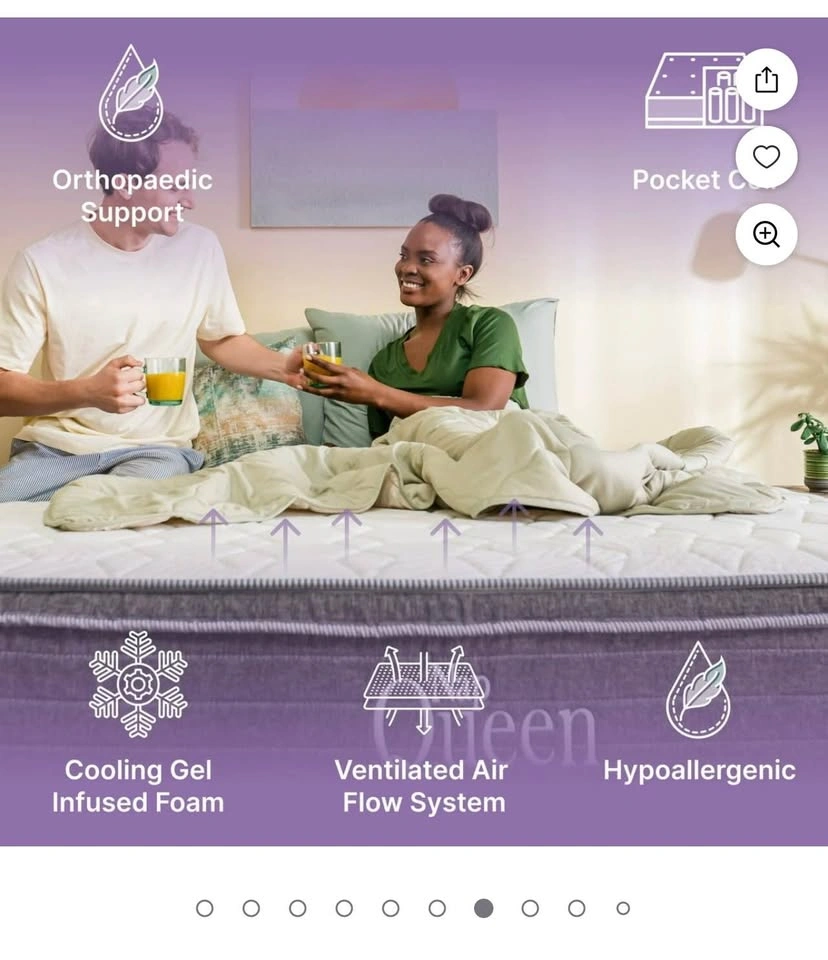 Nap Queen Victoria 10" Full Gel-Infused Hybrid Mattress - photo 5
