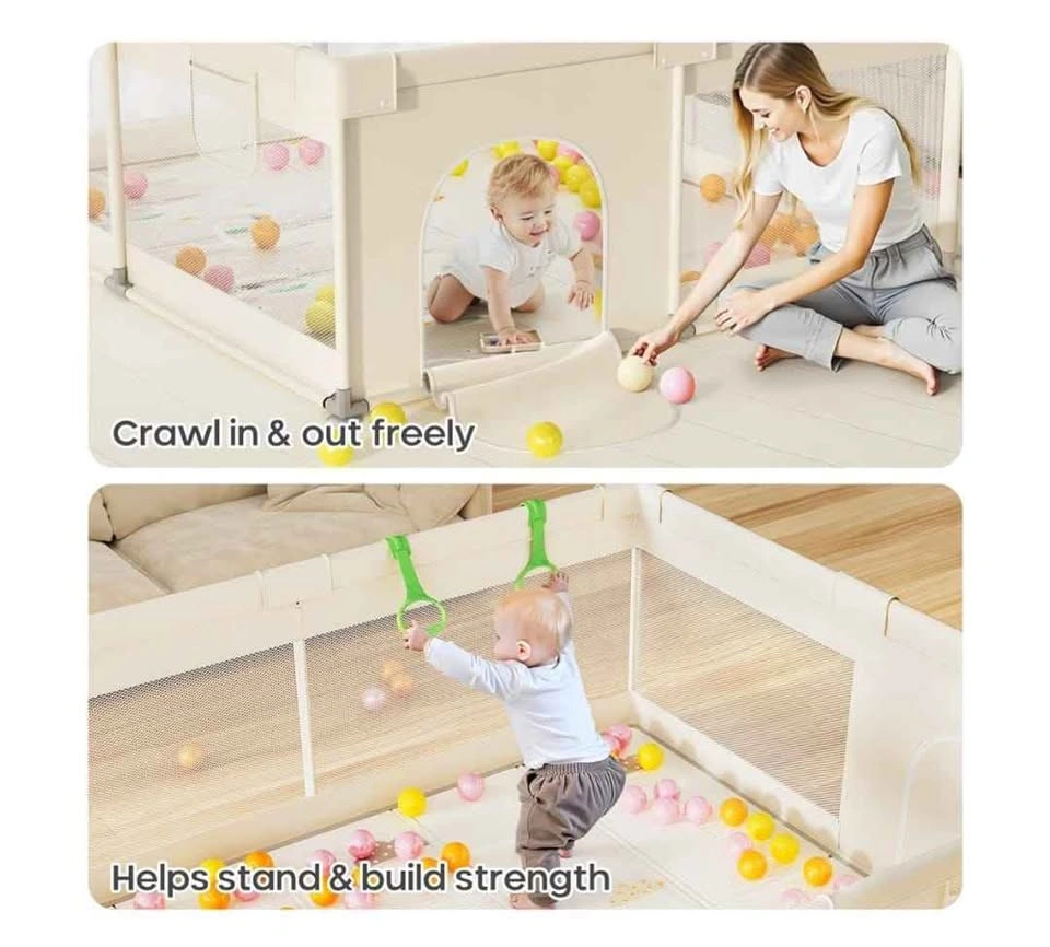 Baby Playpen with Mat - Extra Large 71x59in - photo 2