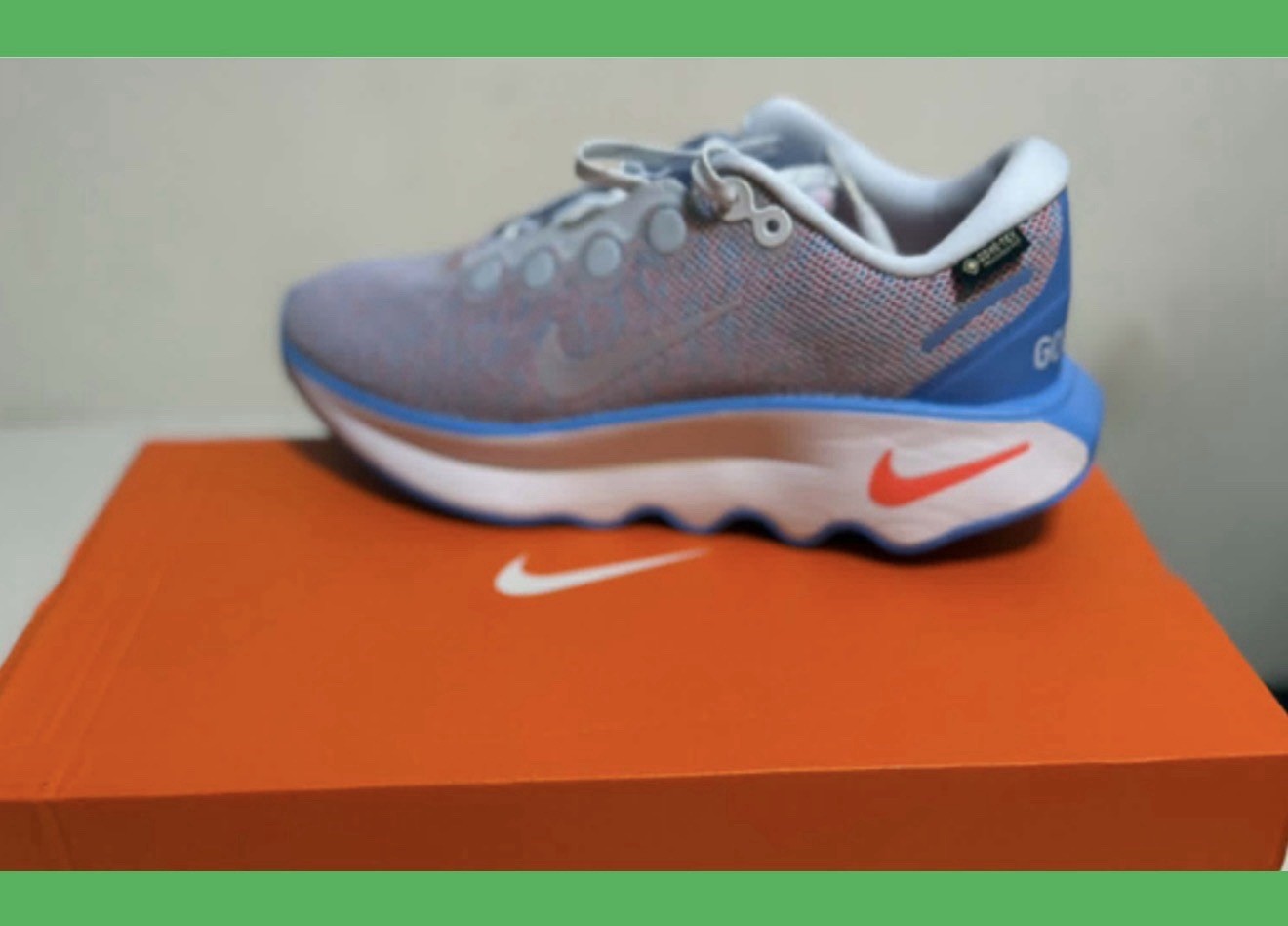 Nike Men's Motiva Athletic Sneakers - Light Blue/White - Size 7
