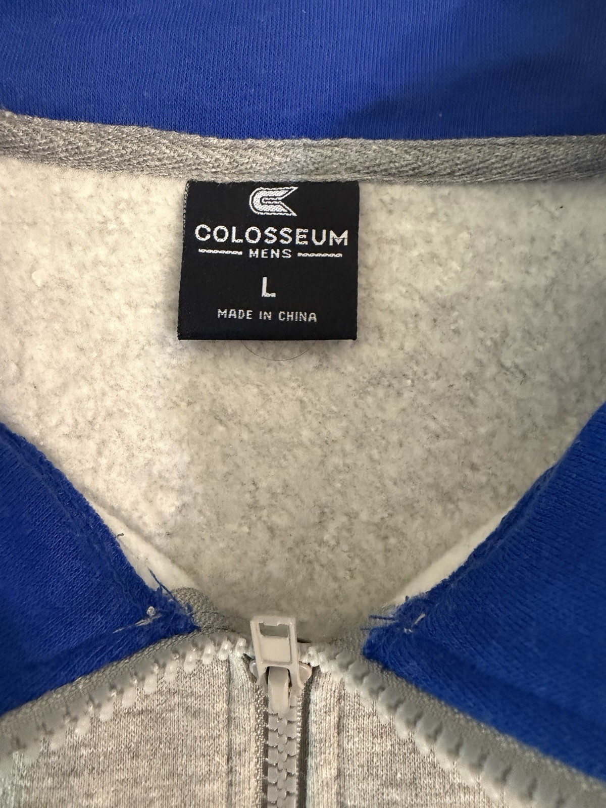 Colosseum Athletics Pitt Panthers Men's Gray Blue Sweatshirt L - photo 2