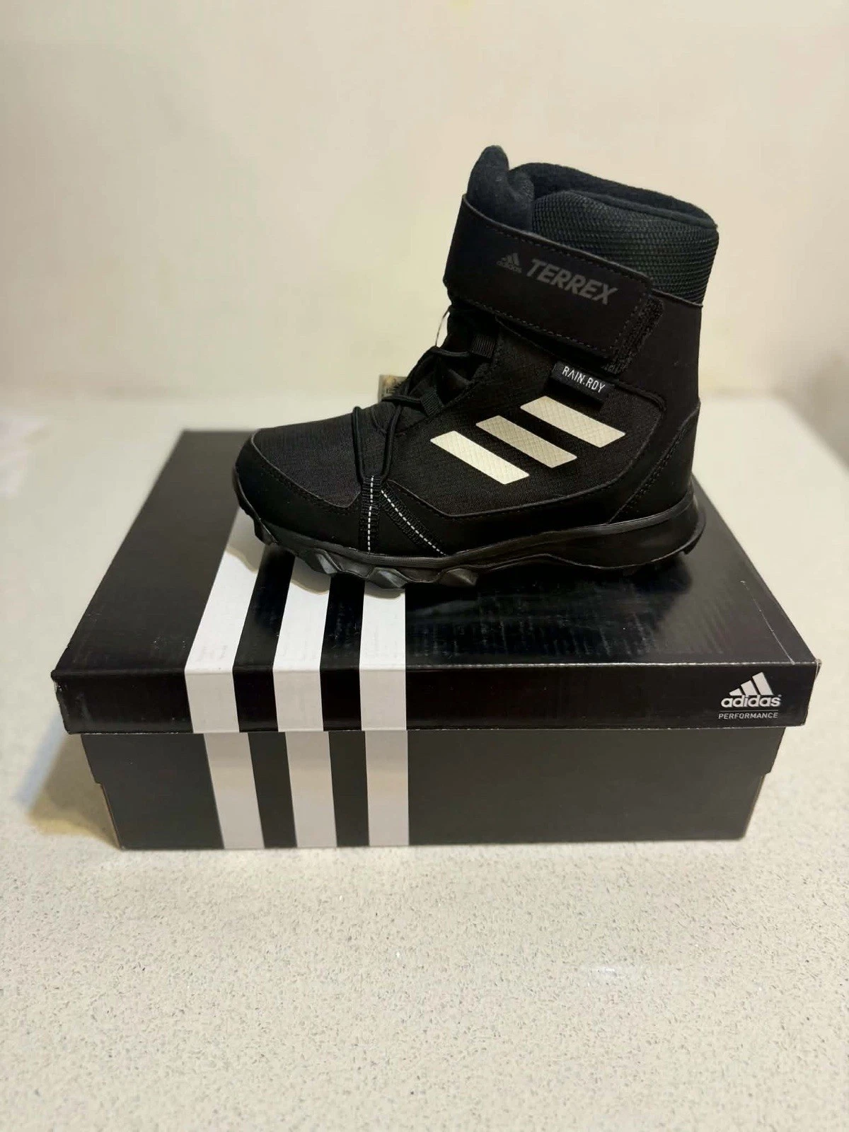 Adidas Terrex RAIN.RDY Kids Waterproof Winter Hiking Boots - Bla