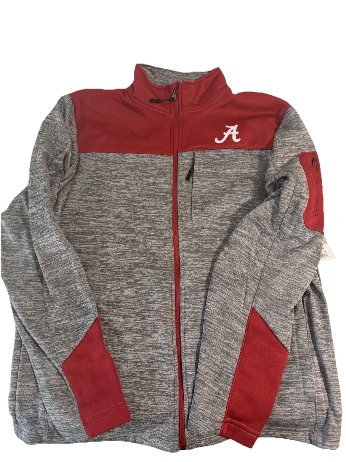 Colosseum Athletics Alabama Crimson Tide Men's Jacket Gray Red S