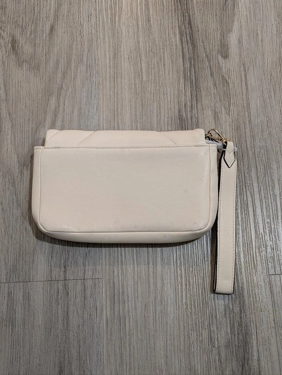 Victoria's Secret Cream Quilted Wristlet Clutch with Gold Studs - photo 3