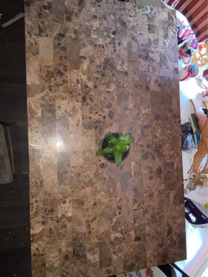 Large Marble Dining Table - photo 4