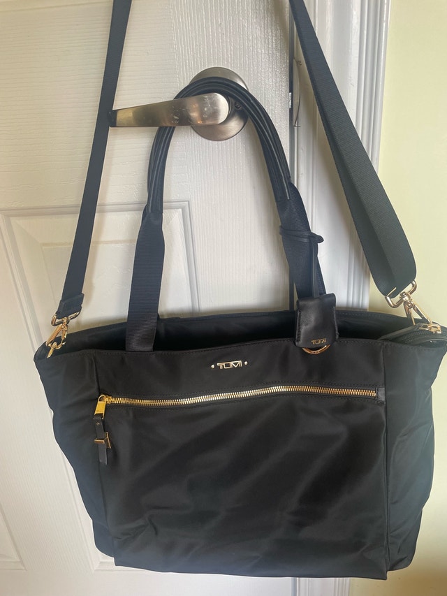 Tumi Voyageur Tote Bag - Black - Laptop Pocket - New