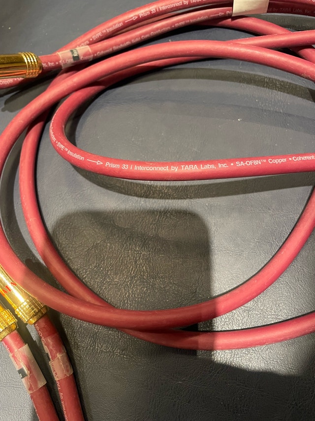 Tara Labs Prism 33i RCA Interconnects 2m - photo 2
