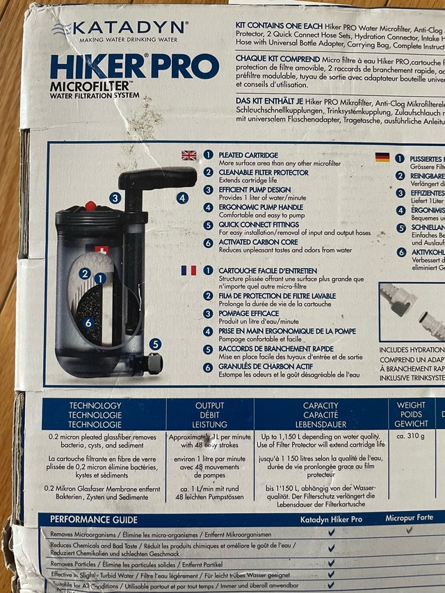 New Katadyn Hiker Pro Filter - photo 5