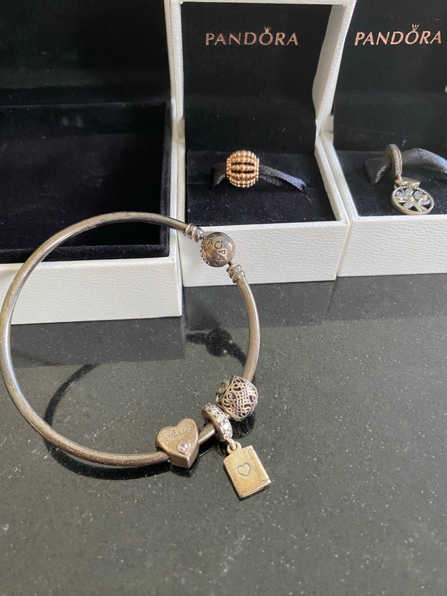 Pandora Bracelet and Charms with Boxes and Gift Bags - photo 2