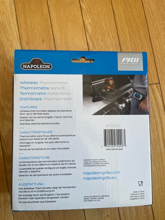 New BBQ Wireless Thermometer - Ideal Christmas Gift - photo 2