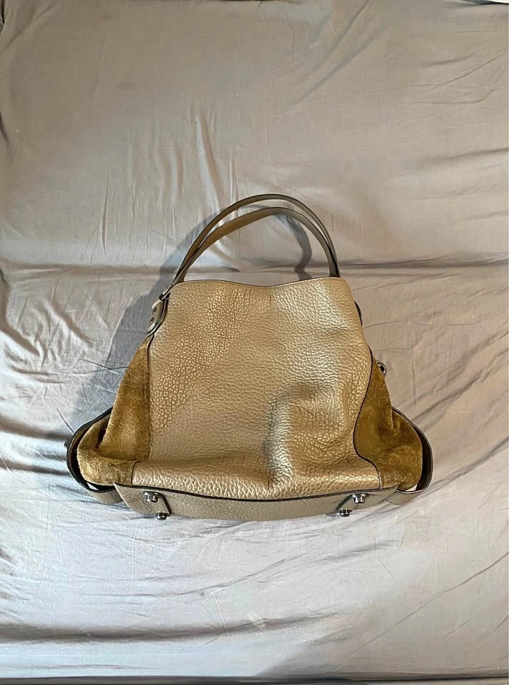 Coach Olive Brown Leather Shoulder Bag