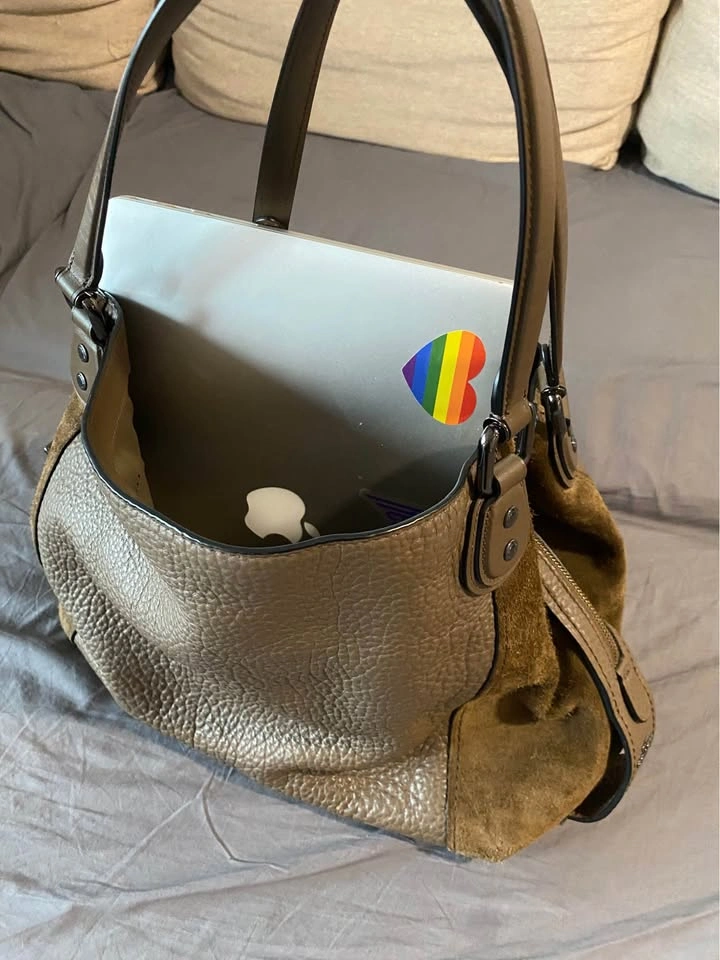 Coach Olive Brown Leather Shoulder Bag - photo 3