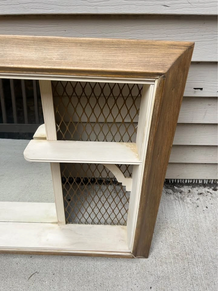 MCM Mirror Shadow Box Shelf - Retro Home Décor - 1957 Windsor Mi - photo 2
