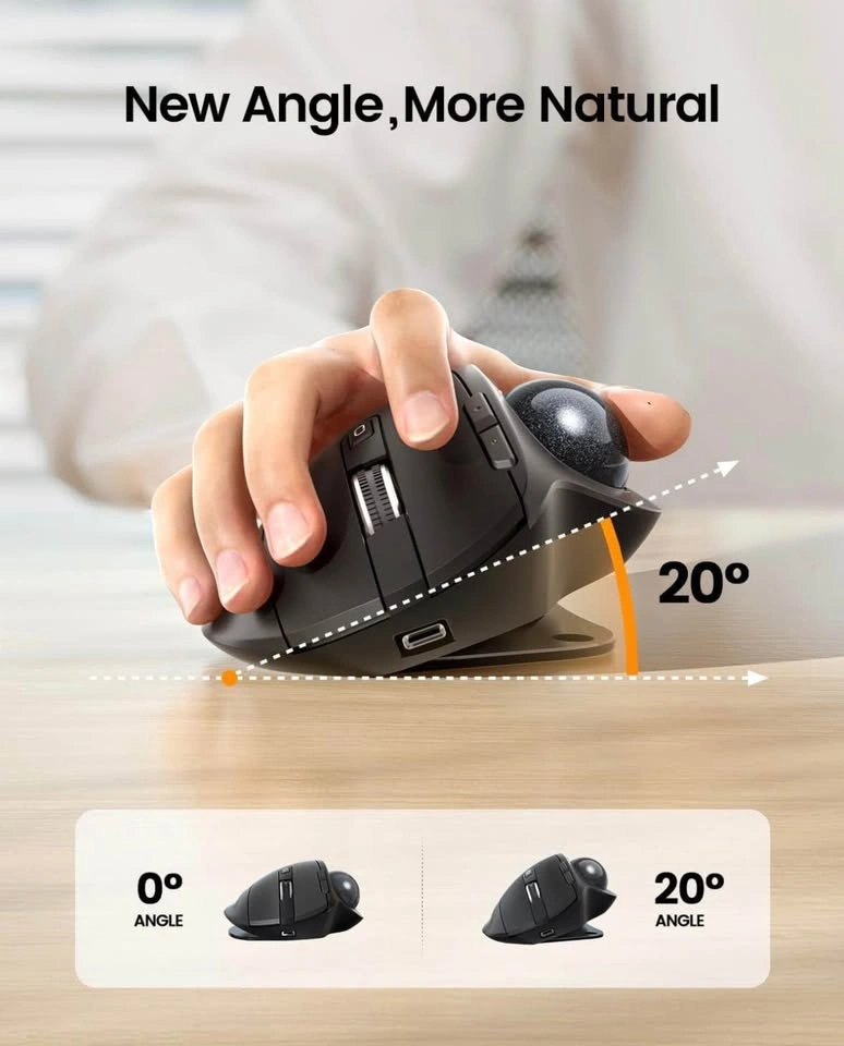 🌱 ProtoArc Wireless Trackball Mouse, EM01 NL - photo 3