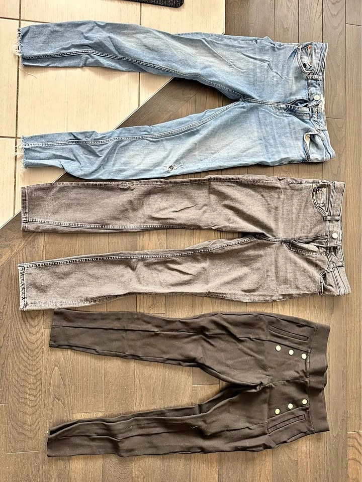 Women's Pants Bundle: Zara Jeans & Leggings + H&M Jeans