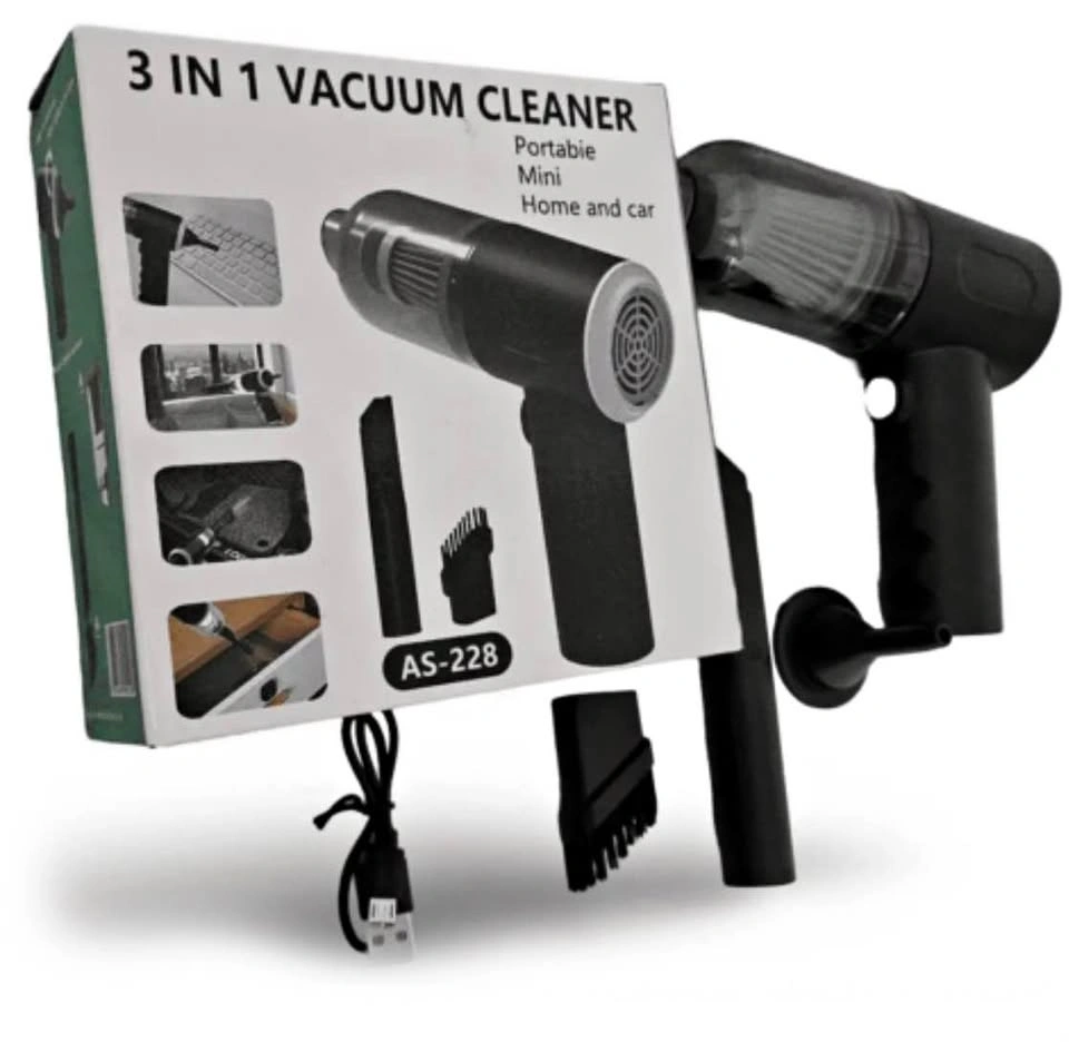 (New) Portable Mini Vacuum Cleaner, Cordless, Rechargeable Batte