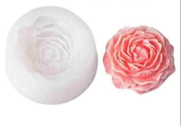 Silicone Soap Mold, 3D Candle Mold, Flower Gummie Mold thumbnail