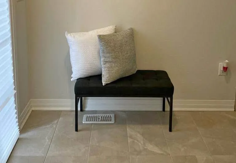 Bouclair’s Black Upholstered Bench thumbnail