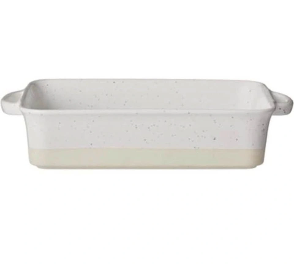 Speckled Artisanal Ceramic Rectangular Baker