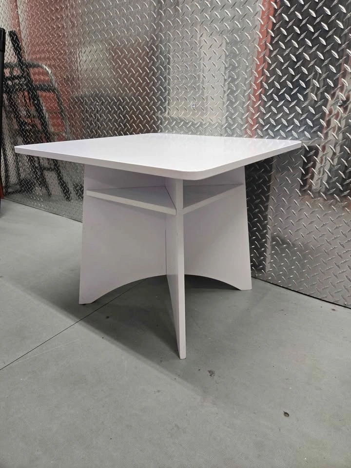 White Modern Side Table - photo 2