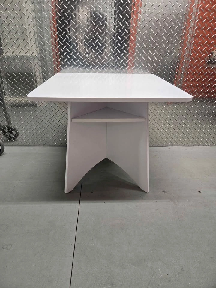 White Modern Side Table - photo 3