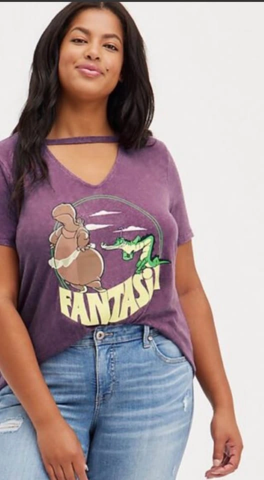 Torrid Disney Fantasia Choker T-Shirt Size 1 (14-16) - photo 2