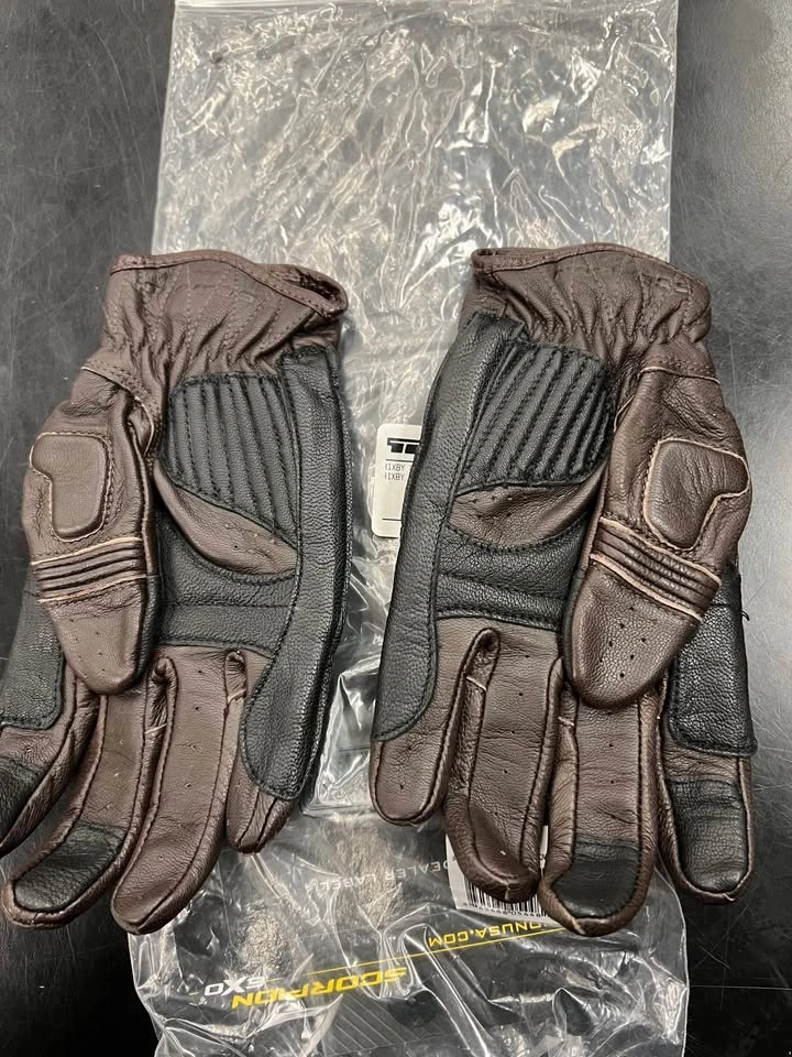 Scorpion Bixby Leather Motorcycle Gloves - Medium - photo 3