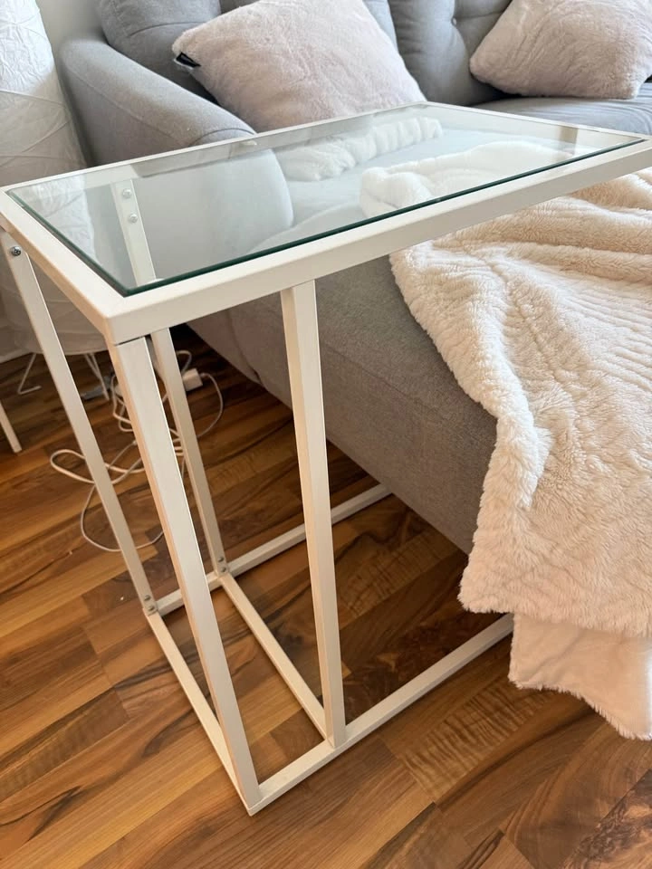Modern Glass Side Table - MUST GO ASAP - photo 2